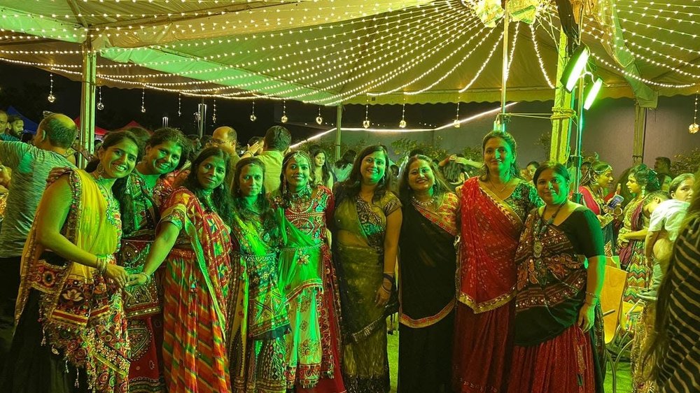 GRS ladies at the Garba & Dandiya celebration
