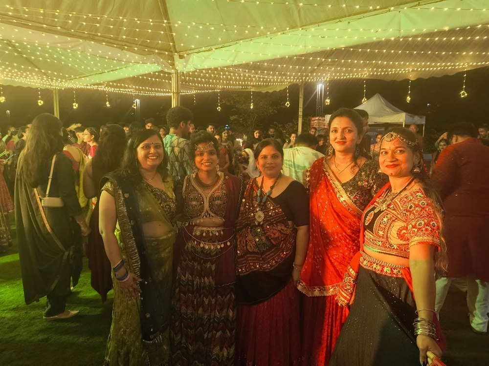 GRS ladies at the Dandiya Party