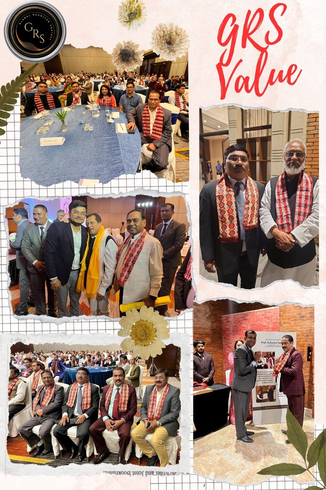 GRS Value — GRS members at the gala evening, Kathmandu