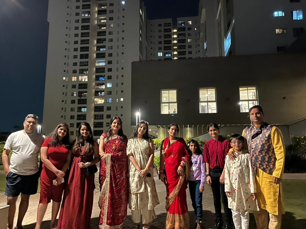 GRS families gathered for Nepali Tika, Bengaluru