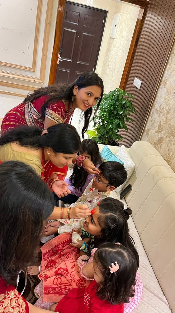 Tika blessings for the young ones
