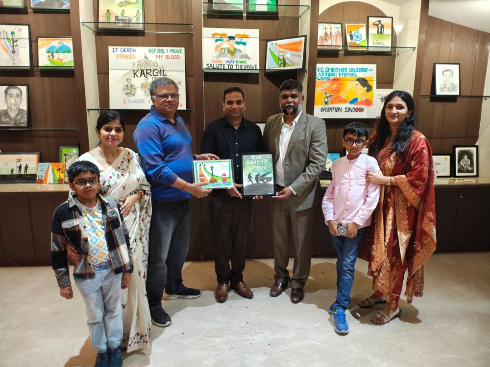 Felicitated at Kargil War celebration, Bangalore