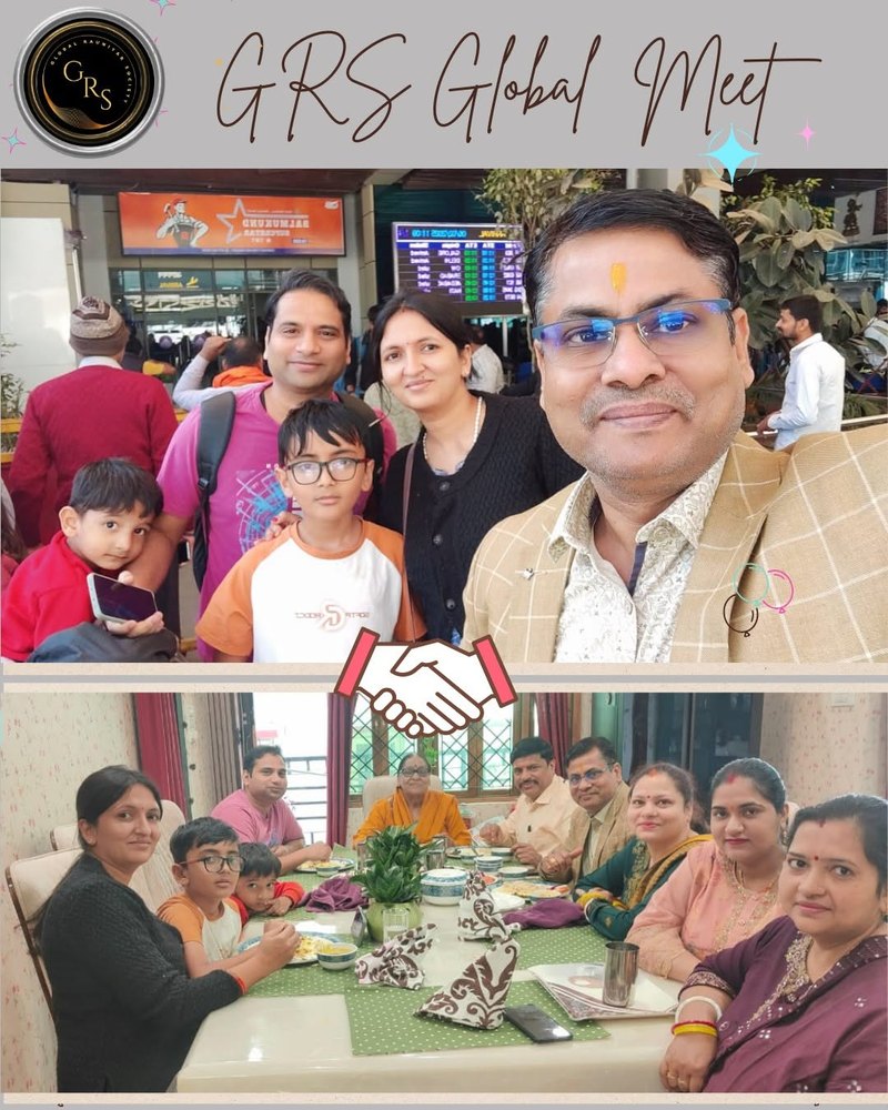Invited on lunch by GRS Representatives, Patna