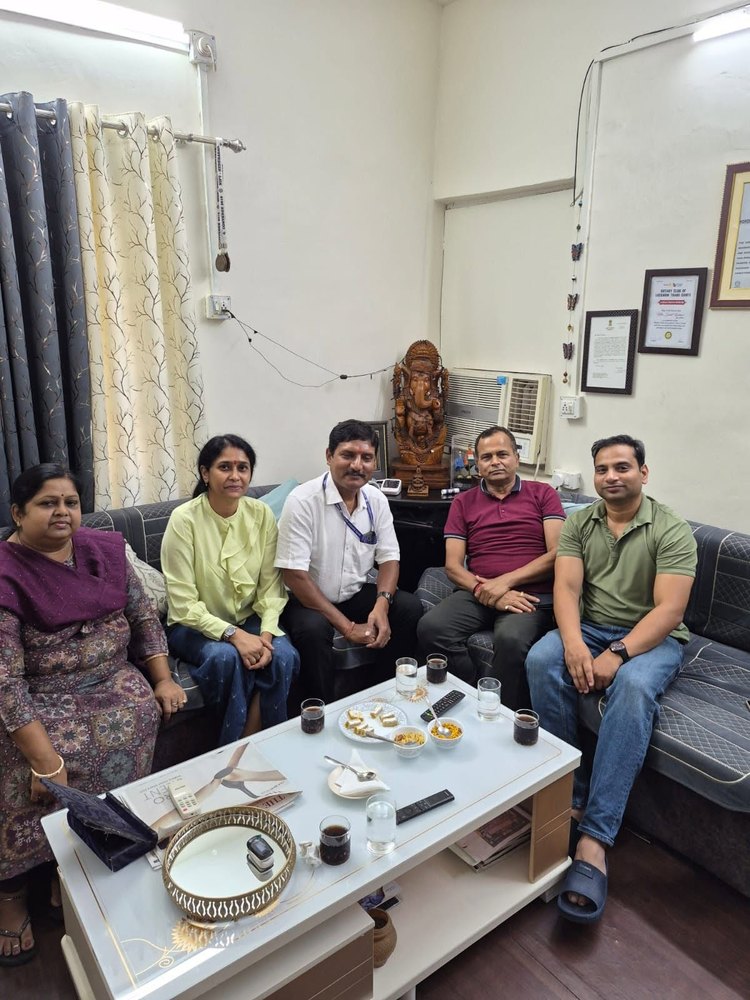 Met with Mr. Vishnu ji (AGM, Ranchi Airport) & Ankita ji (GRS Matrimony Representative)