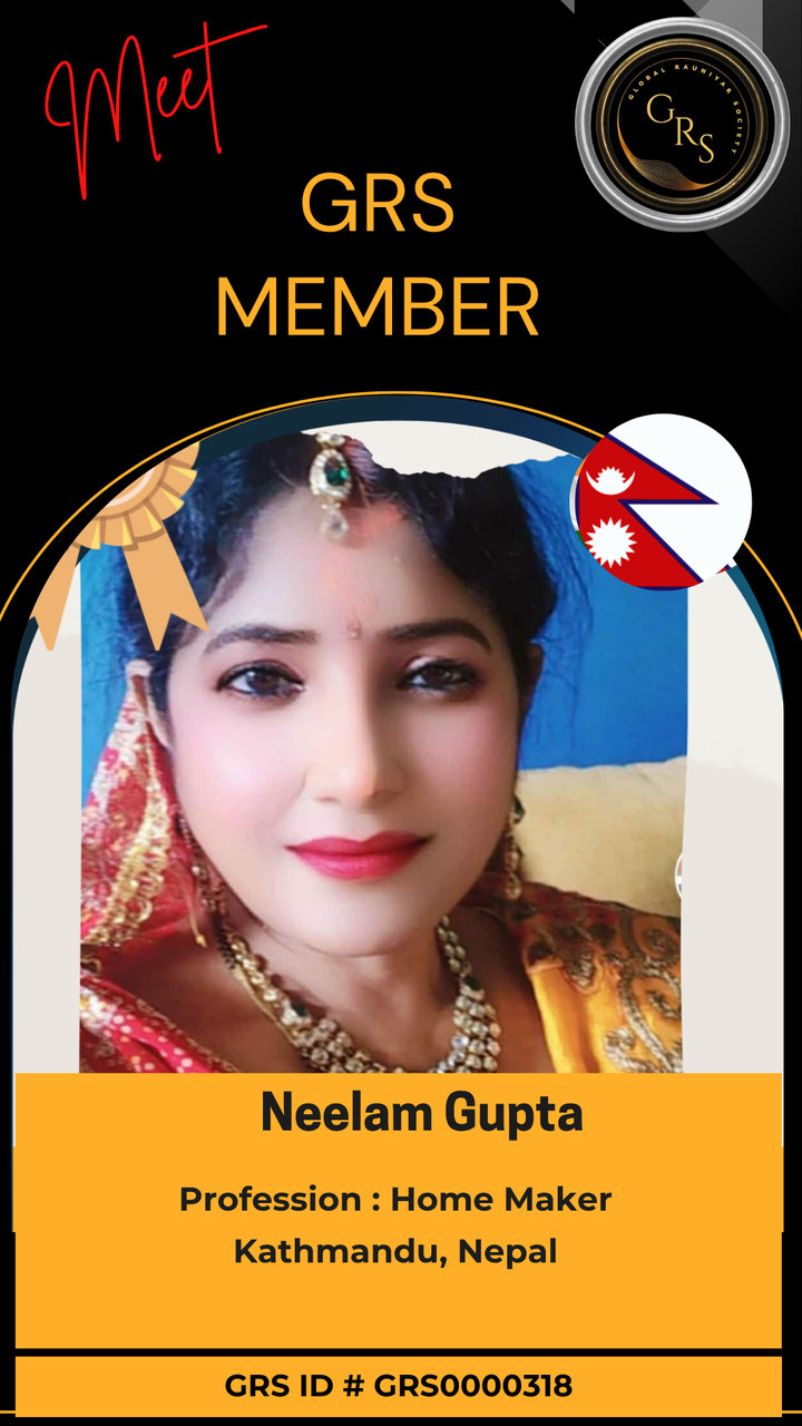 Neelam Gupta — GRS Bronze Member ID Card