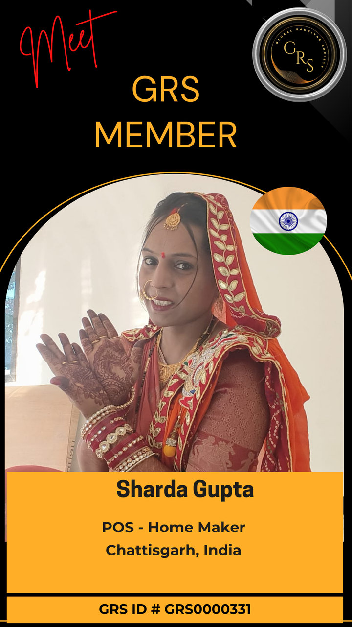 Sharda Gupta — GRS Bronze Member ID Card