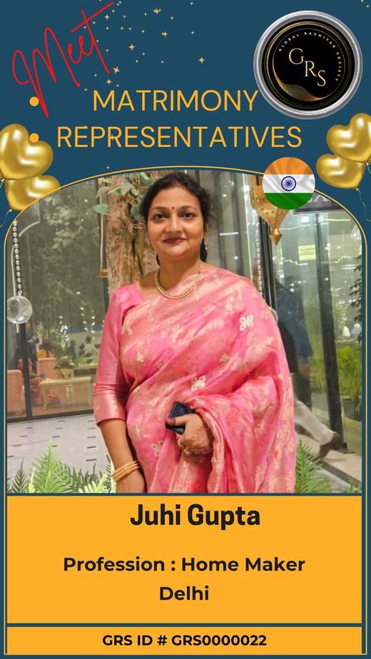 Juhi Gupta — GRS Matrimony Representative