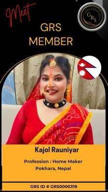 Kajol Rauniyar — GRS Bronze Member
