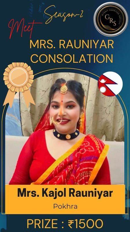 Kajol Rauniyar — GRS Mrs. Rauniyar Consolation Season-2