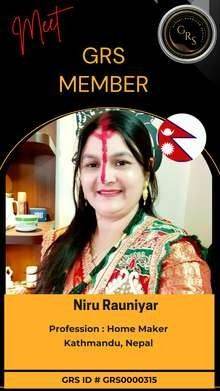 Niru Rauniyar — GRS Bronze Member