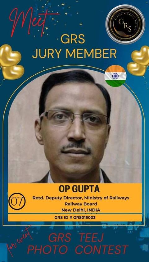 Om Prakash Gupta — GRS Teej Contest Season-2 Jury Member