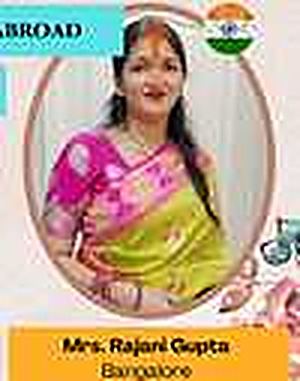Rajani Gupta — GRS South Zone / Abroad Representative