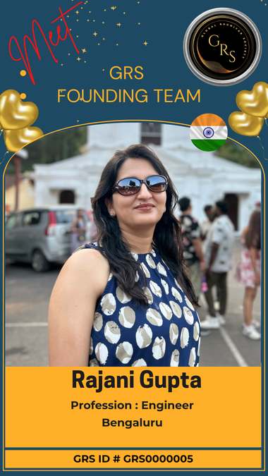 Rajani Gupta — GRS Founding Team