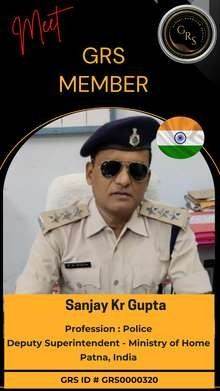 Sanjay Kr Gupta — GRS Bronze Member