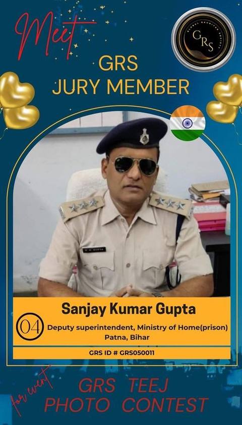 Sanjay Kr Gupta — GRS Teej Contest Season-2 Jury Member