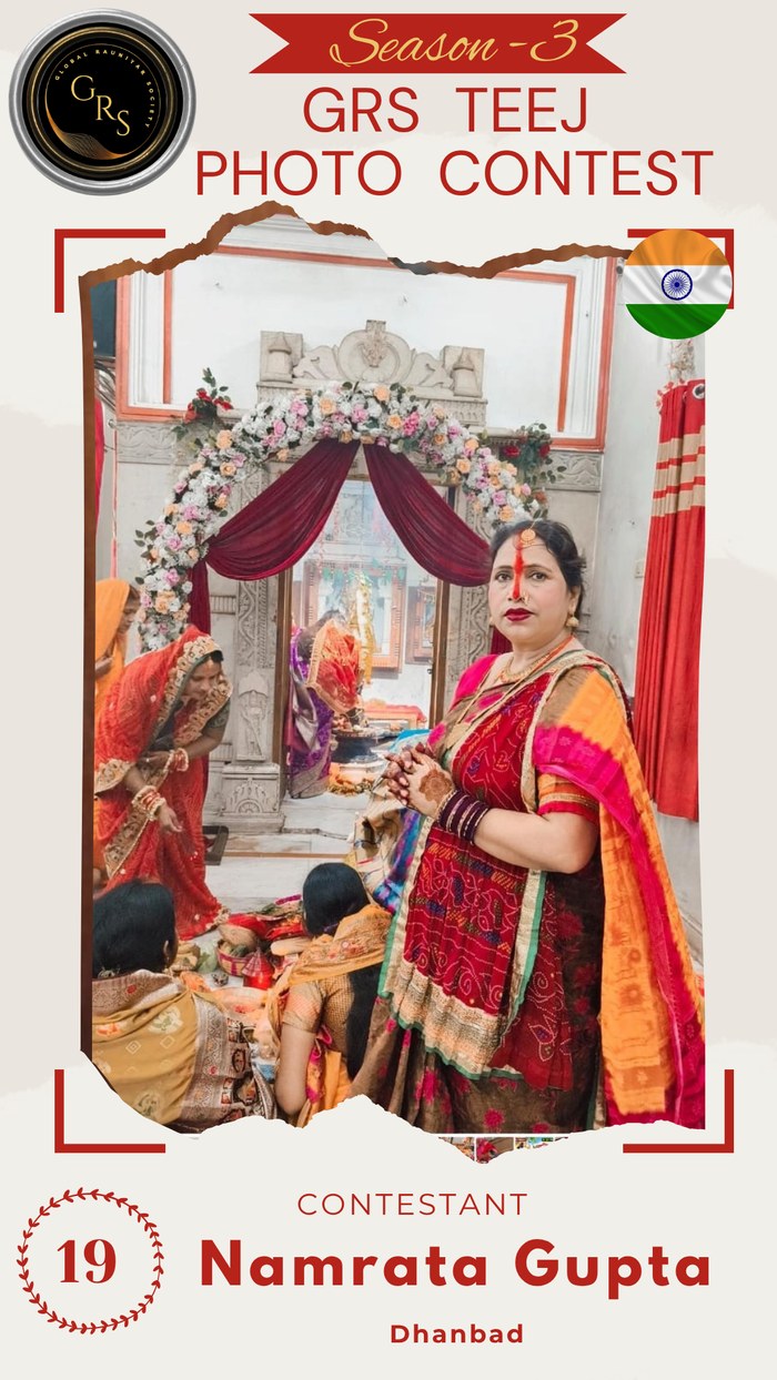 Namrata Gupta — Mrs. GRS's TEEJ Photo Contest Season-3 Contestant