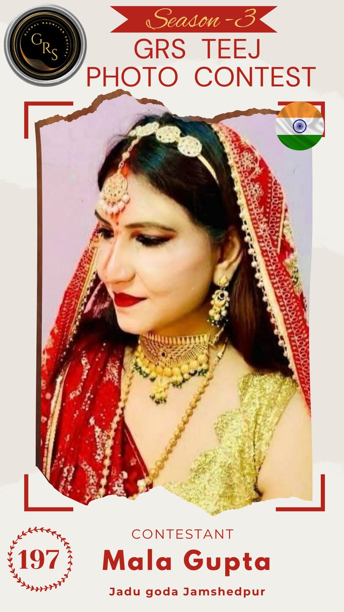 Mala Gupta — Mrs. GRS's TEEJ Photo Contest Season-3 Contestant