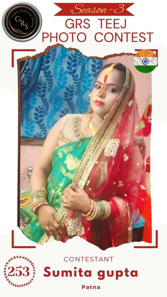 Sumita gupta — Mrs. GRS's TEEJ Photo Contest Season-3 Contestant