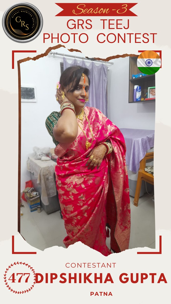 Dipshikha Gupta — Mrs. GRS's TEEJ Photo Contest Season-3 Contestant