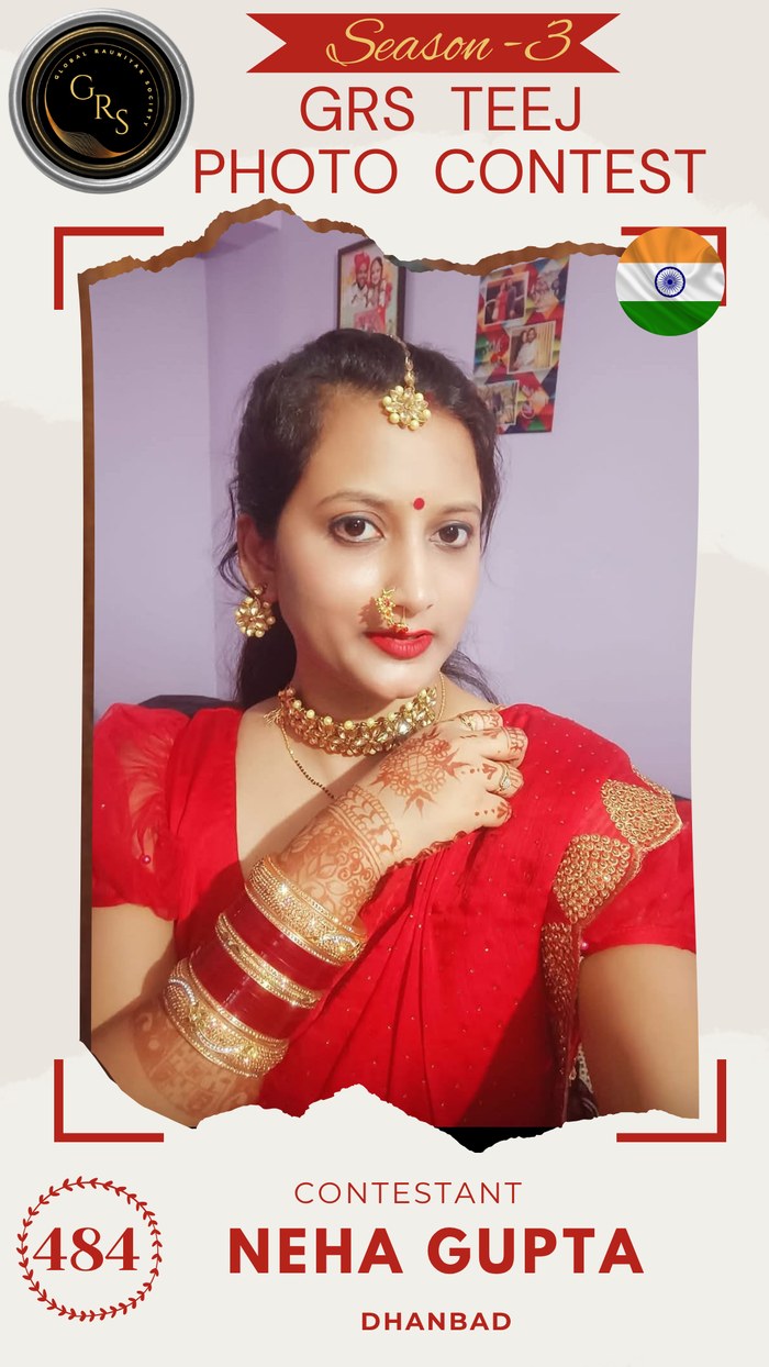 Neha Gupta — Mrs. GRS's TEEJ Photo Contest Season-3 Contestant