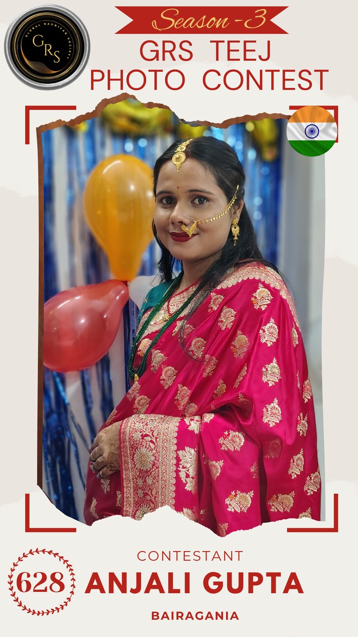 Anjali Gupta — Mrs. GRS's TEEJ Photo Contest Season-3 Contestant