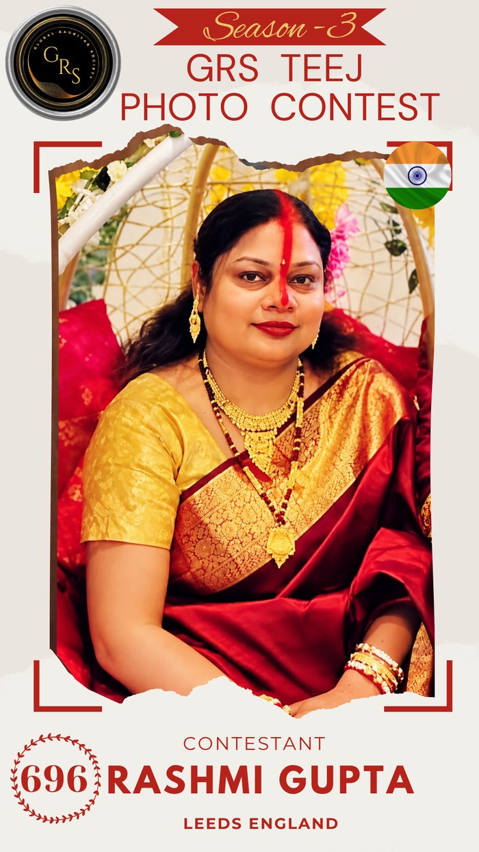 Rashmi Gupta — Mrs. GRS's TEEJ Photo Contest Season-3 Contestant
