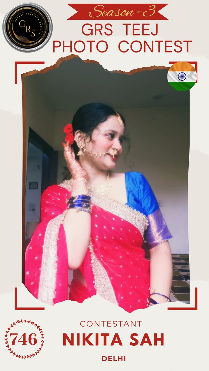 Nikita Sah — Mrs. GRS's TEEJ Photo Contest Season-3 Contestant