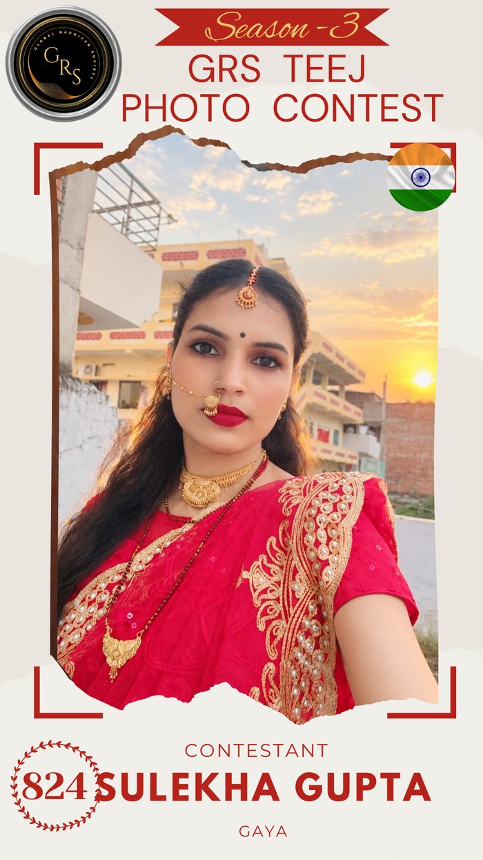 Sulekha Gupta — Mrs. GRS's TEEJ Photo Contest Season-3 Contestant