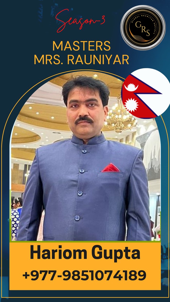 Hariom Gupta, Nepal — Masters Mrs. Rauniyar, Season-3
