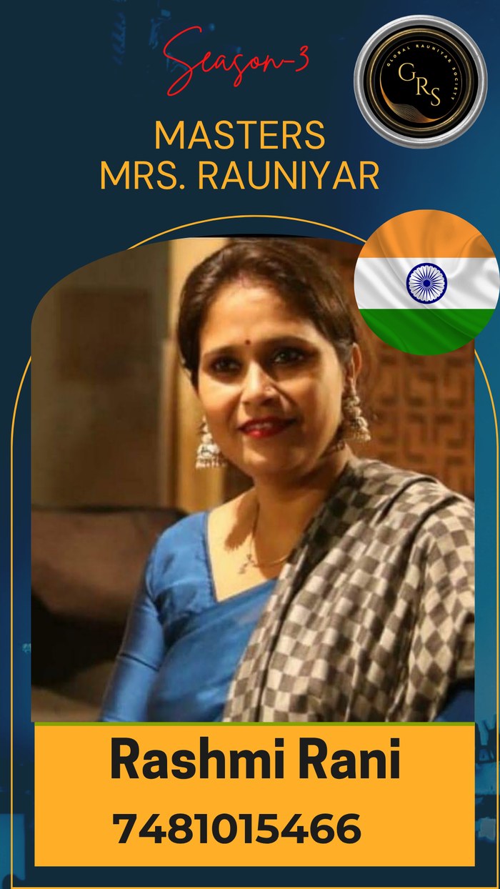 Rashmi Rani, India — Masters Mrs. Rauniyar, Season-3