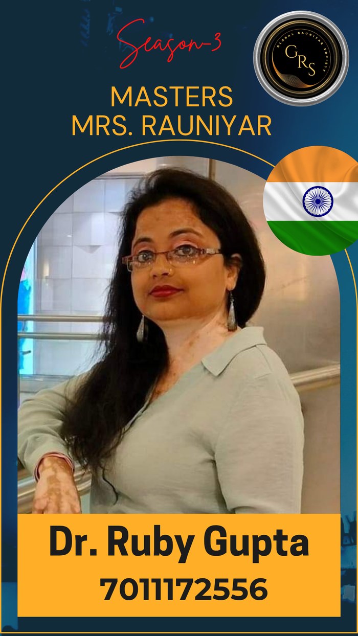 Dr. Ruby Gupta, India — Masters Mrs. Rauniyar, Season-3