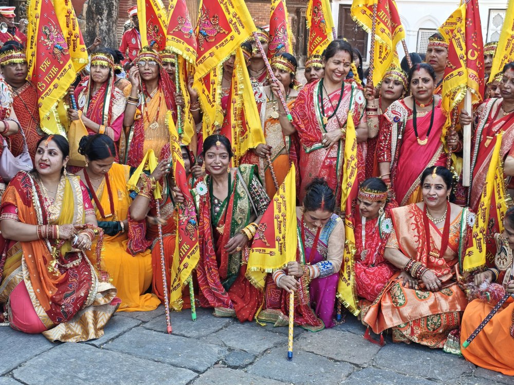 Sanskritik puja procession, Kathmandu
